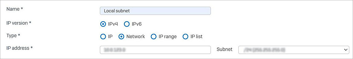 Screenshot of sophos